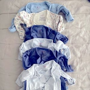 magnetic me newborn size footed onesies!